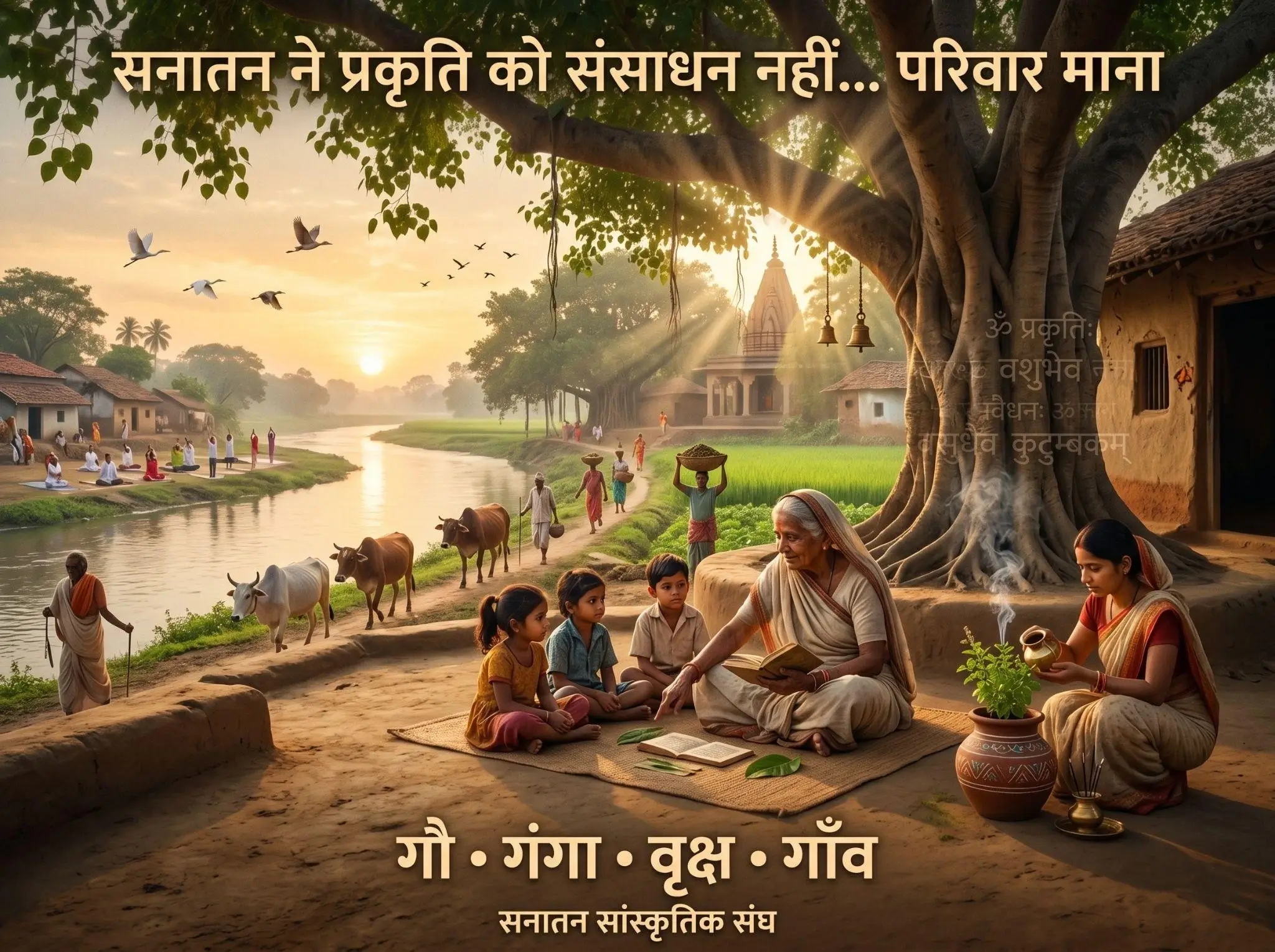 Indian Traditions Support Nature Sustainability